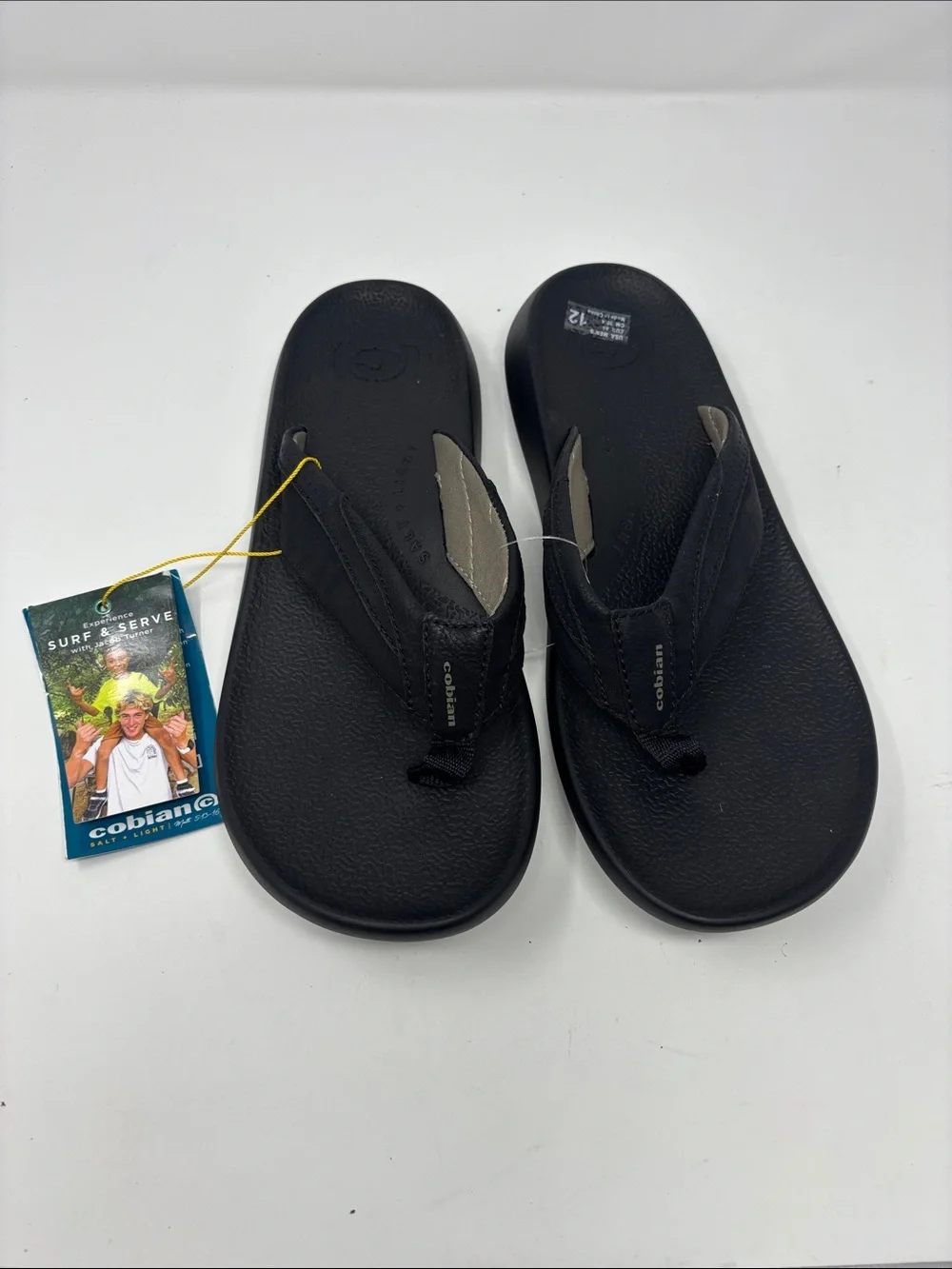 New Cobian | 12 Black Men’s Cushioned Flip Flops sandals